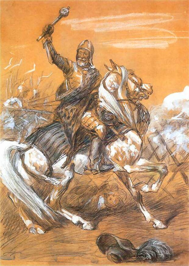 Ян Ходкевич под Кирхгольмом. Картина Юлиуша Коссака Источник: war16–17.blogspot.ru - «Второй фронт» Хмельниччины: литовская армия | Военно-исторический портал Warspot.ru