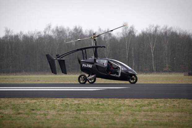 Первый в мире серийный летающий автомобиль доступен для предзаказа PAL-V, вертолет, летающий автомобиль