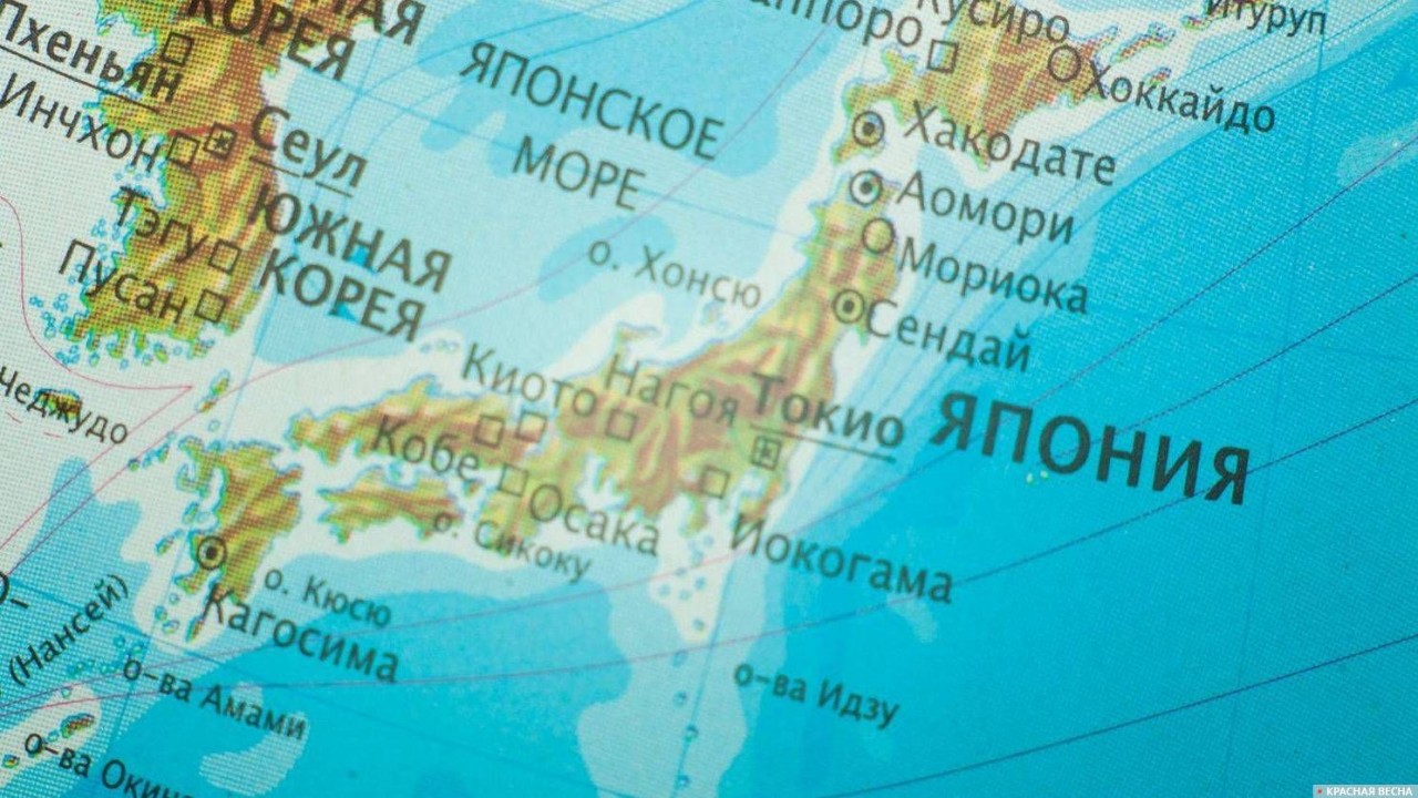 Япония на карте мира