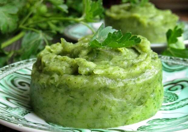 Пюре из щавеля. \ Фото:  Пюре из щавеля. \ Фото: