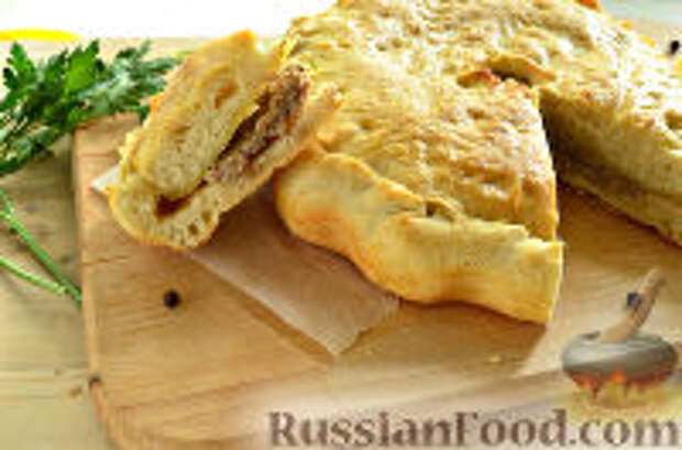 Фото к рецепту: Даргинское чуду с мясом и картофелем