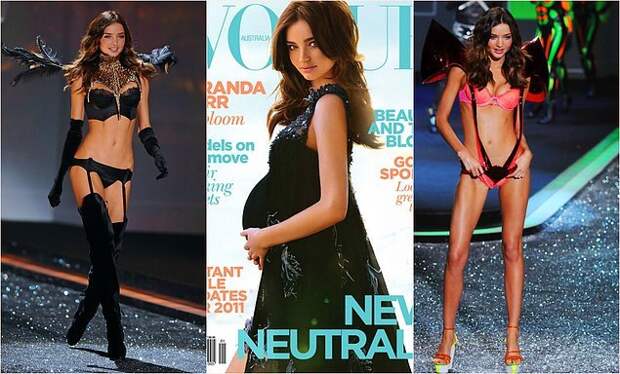 Модели Victoria's Secret до и после беременности! Модели Victoria's Secret до и после беременности!