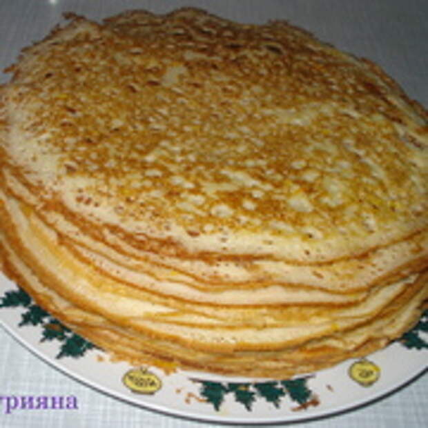Блины апельсиновые
