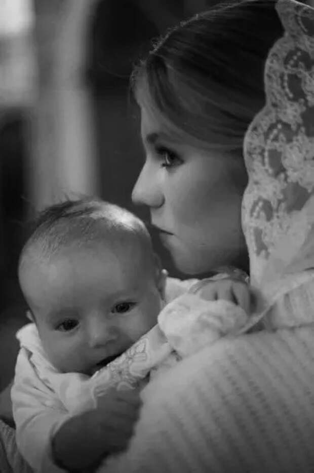 Александра Трусова с сыном