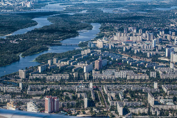 Киев с высоты птичьего полета