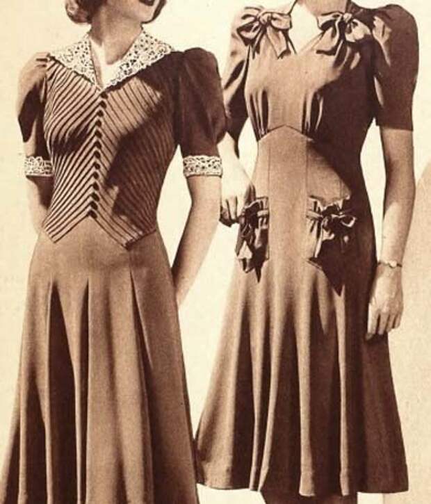 Платья в 1941 году