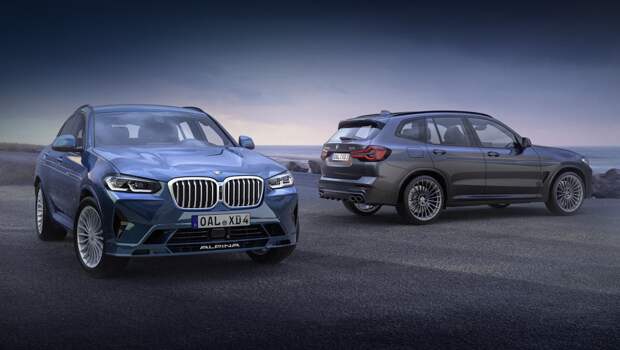 Alpina xd3,Alpina xd4. Обвес хоть и стал визуально грубее, но всё же соответствует фирменному стилю ателье. Список доступных опций идентичен таковому у исходников. В палитре кузова пять цветов. Характерный синий требует доплаты €1950 (170 тысяч рублей).