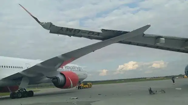 Прокуратура начала проверку после столкновения самолётов в Шереметьеве