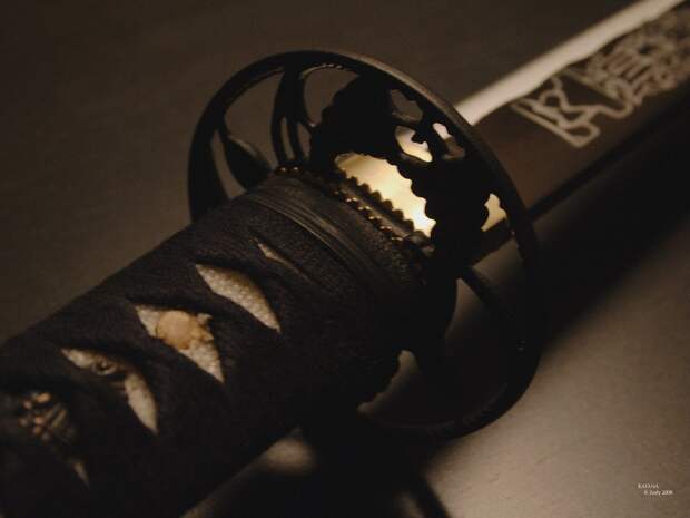 Японский меч интеересное, меч, оружие, технологии, япония