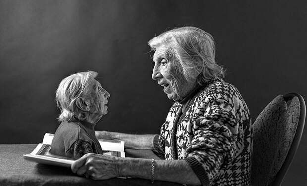Фотохудожник взял в модели 91-летнюю мать искусство, модель, старость в радость, творчество, фото