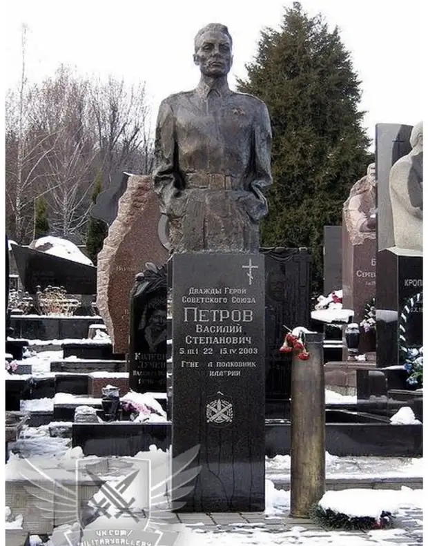 Памятник В.С.Петрову на Байковом кладбище в г.Киеве. Фото из открытого доступа