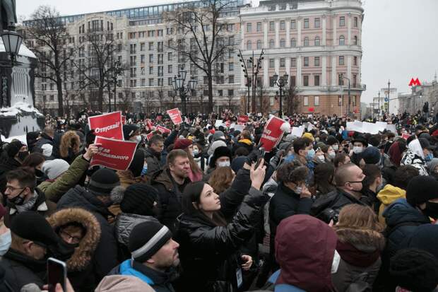 Участники протестных акций 31 января могут стать уголовниками