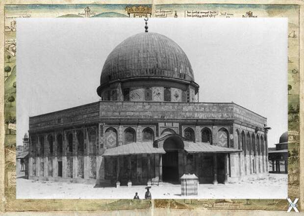 Купол Скалы, сфотографированный в 191...