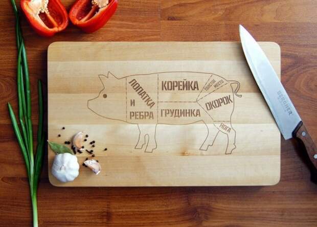 Оригинальные разделочные доски для креативных хозяек