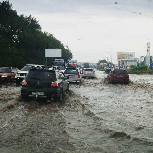 Ливень в новосибирске