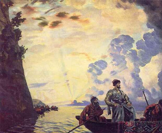 Б. М. Кустодиев. «Степан Разин» Б. М. Кустодиев. «Степан Разин»