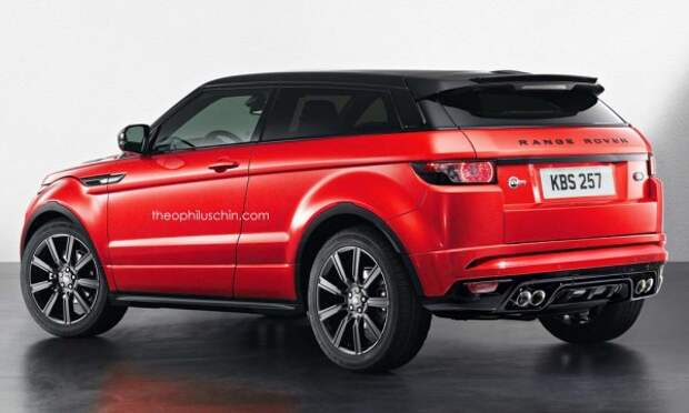 Агрессивный Range Rover Evoque, вдохновленный SVR
