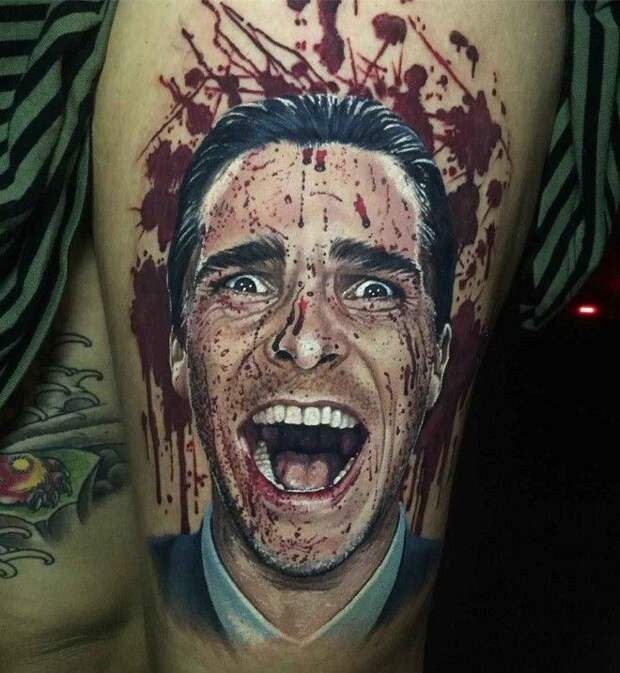 Tattoo artist Steve Butcher photorealistic color realism tattoo, portrait | Тату-мастер Steve Butcher фотореалистичные цветные татуировки , портретный реализм