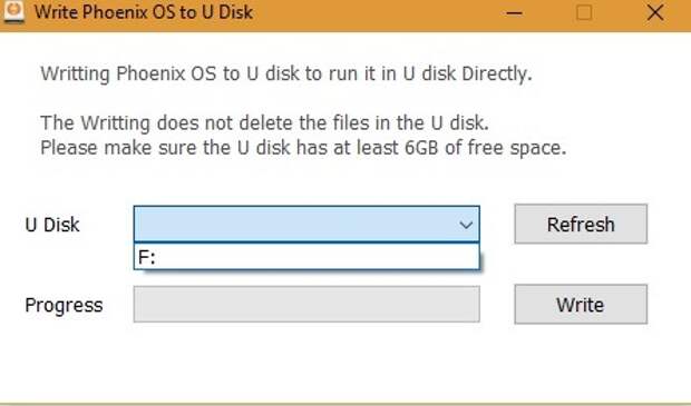 Writing Phoenix Os Usb Drive