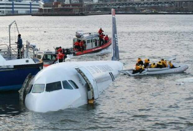 15 января 2009 года Чудо на Гудзоне - знаменитое приводнение самолёта а 320 в Нью-йорке.