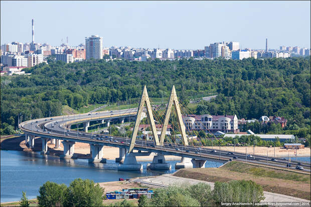 Казань с высоты птичьего полета