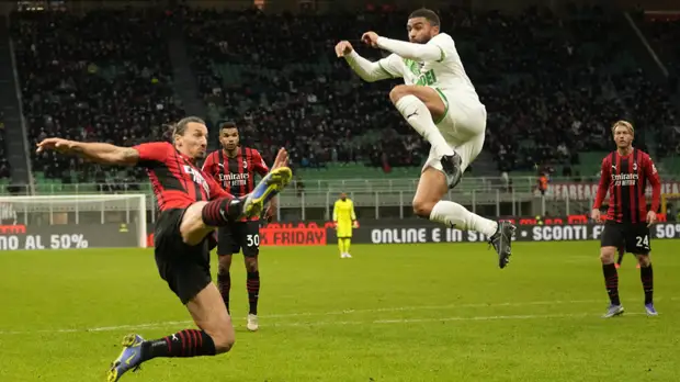 «Милан» уступил «Сассуоло» в матче Серии А