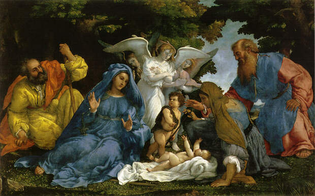 File:Lotto, sacra famiglia, angeli e santi louvre.jpg