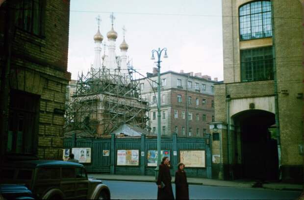 Москва, 1956 год фото, москва, Машина  времени, позитив