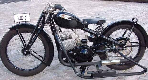 Мотоцикл 30-х годов, который мало кому известен, Иж 7