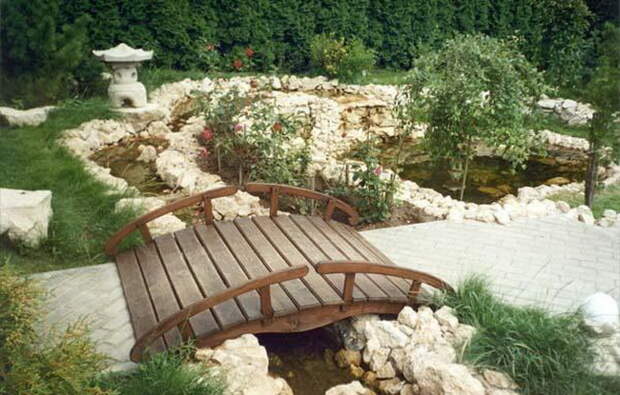 Декоративной мостик своими руками