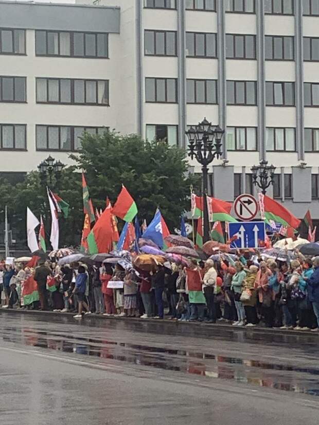 Митинги за Лукашенко 19.08.2020
