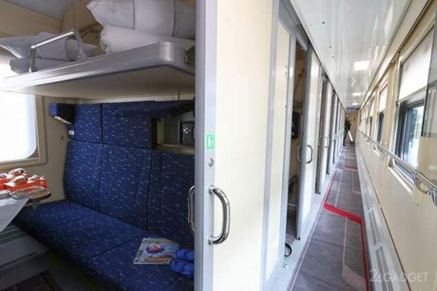 Отныне российские купейные вагоны оснащены кухней и сейфом