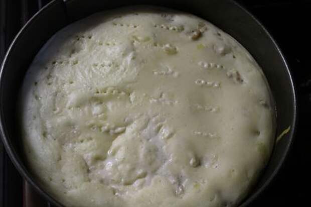 Пирог с мясом (тесто на кефире). Этап: 10