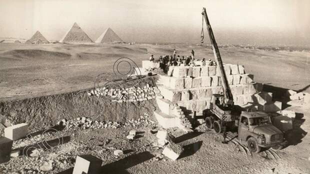 С помощью каких кранов могли строить египетские пирамиды?