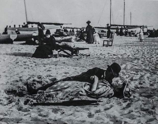 Отдых на британских пляжах в 1890-х годах