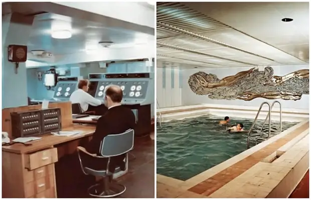 Работа в лабораториях была изнурительной - экипажу требовался отдых. /Фото: maritimeforum.net, naukatehnika.com