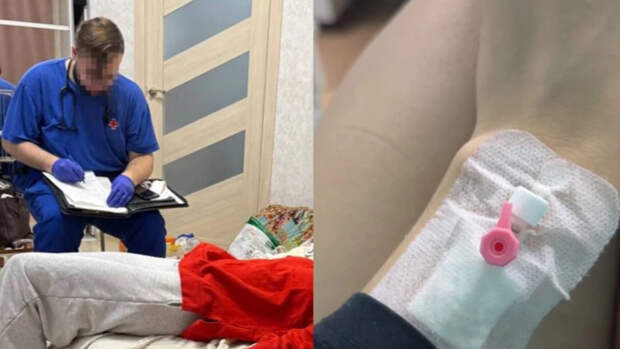 Девушка потеряла 600 миллилитров крови / Фото: https://t.me/alya_batrgram (коллаж nsk.kp.ru)