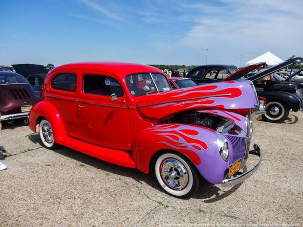 Шоу старых автомобилей в Бруклине авто, ретро авто, олдтаймер