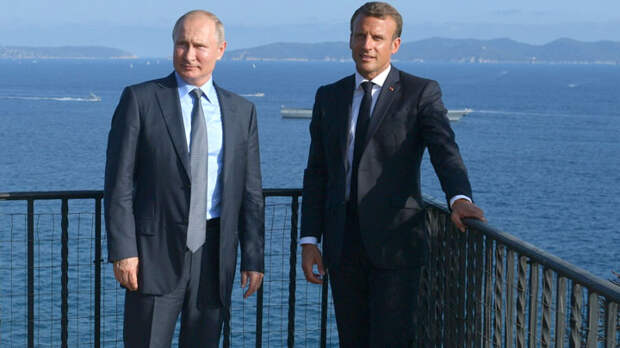 Путин и Макрон
