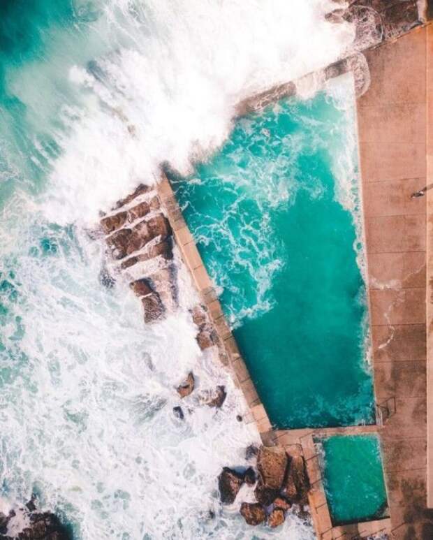 Сиднейские пляжи — вид из поднебесья