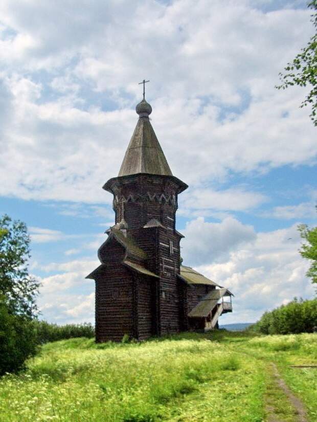 Кондопога Церковь Успения Пресвятой Богородицы пожар