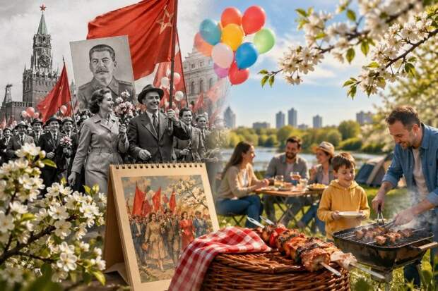 Праздник Весны и Труда: как Первомай, пройдя сквозь эпохи, превратился в российский «шашлычный» синдром