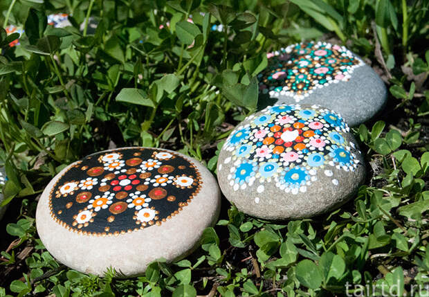 Точечная роспись по камням