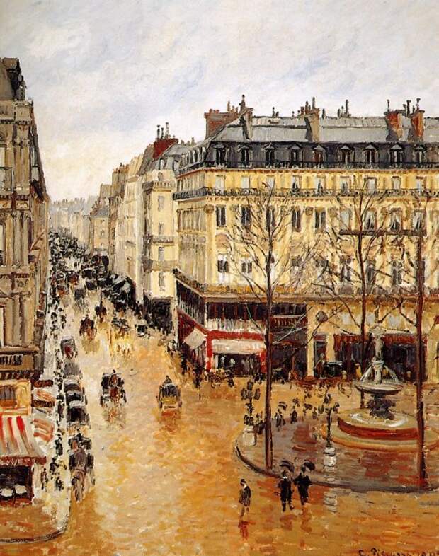 Pissarro, Camille - Rue Saint-Honore (end. Писсарро, Камиль