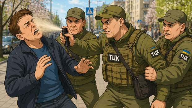 «СТРАНА.ua»: на Украине сотрудники ТЦК распылили газ во время задержания