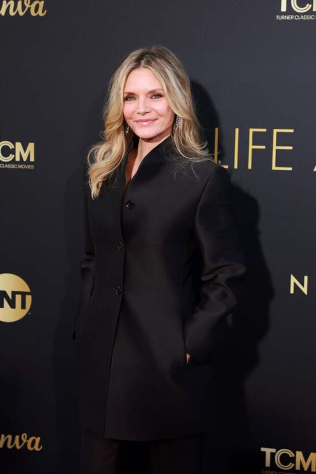 HOLLYWOOD, CALIFORNIA - APRIL 27: Michelle Pfeiffer attends the 49th AFI Life Achievement Award Gala Tribute celebrating Nicole Kidman at Dolby Theatre on April 27, 2024 in Hollywood, California. (Photo by Matt Winkelmeyer/Getty Images)