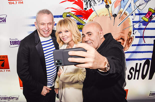 Валерия, Лолита Милявская, Виктория Короткова и Владимир Познер на шоу Жан-Поля Готье в Москве