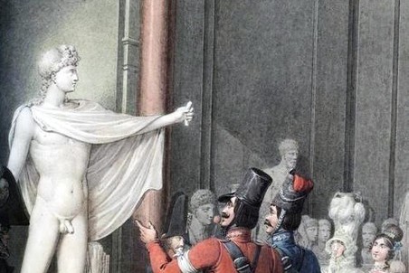 Русские казаки в Лувре в 1814 году
