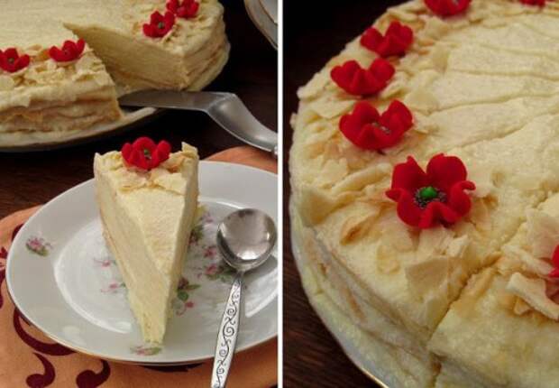 Неимоверно вкусный “Наполеон” с пломбиром!