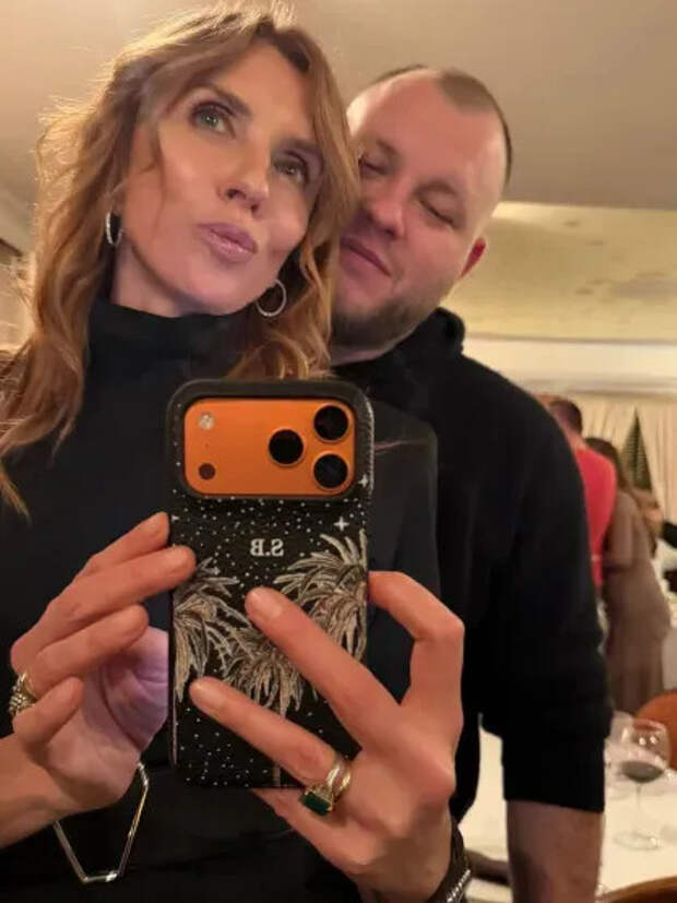 Светлана Бондарчук с сыном